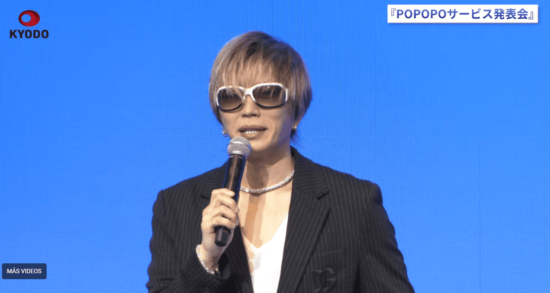 GACKT lanza su nueva red social: POPOPO